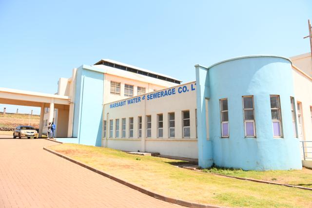 (260723) -- MARSABIT, July 23, 2026 (Xinhua) -- Photo taken on July 14, 2026 shows an office building of Marsabit County Water Utility Company, constructed by Power Construction Corporation of China, in Marsabit, Kenya. TO GO WITH "Feature: Chinese-built water project transforms life in Kenya's arid town" (Xinhua/Liu Qiong)
