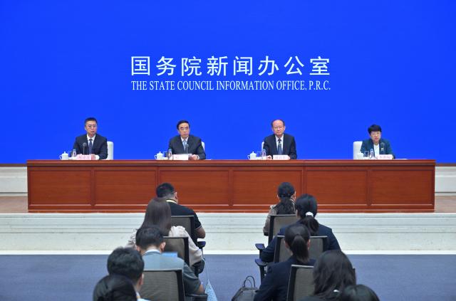 (260727) -- BEIJING, July 27, 2026 (Xinhua) -- The State Council Information Office (SCIO) holds a press conference on advancing well-rounded and high-quality development of disability programs during the 15th Five-Year Plan period in Beijing, capital of China, July 27, 2026. (Xinhua/Cai Yang)