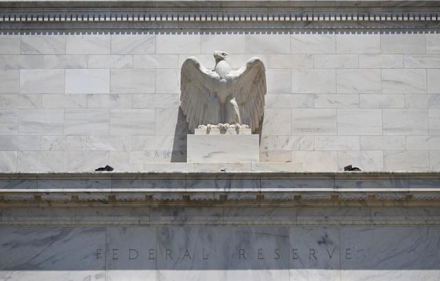 (260729) -- WASHINGTON, July 29, 2026 (Xinhua) -- Photo taken on July 29, 2026 shows the U.S. Federal Reserve building in Washington, D.C., the United States. The U.S. Federal Reserve on Wednesday kept the target range for the federal funds rate unchanged at 3.5 to 3.75 percent, as widely expected by the market. (Xinhua/Li Rui)