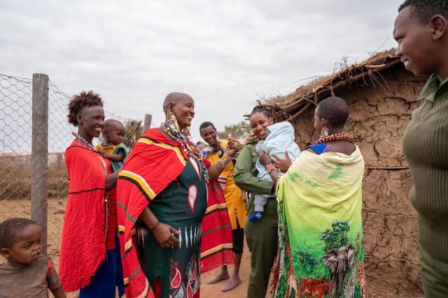 (260731) -- NAIROBI, July 31, 2026 (Xinhua) -- Members of Team Lioness talk with local Maasai villagers at southern Amboseli in Kajiado County, Kenya, July 22, 2026. World Ranger Day is observed on July 31 annually to commemorate rangers killed or injured in the line of duty and to celebrate the work rangers do to protect the world's natural and cultural heritage.
   Founded in 2019 in Kenya, Team Lioness is an all-female community ranger unit operating in Ole Narika conservancy, a corridor which connects Amboseli National Park with the Tsavo ecosystem and serves as a vital migratory route for elephants and other wildlife that would otherwise face increasing pressure from human encroachment. The team regularly patrols up to 400 km a month on foot, monitoring wildlife movements, tracking species using GPS technology and curbing the illegal extraction of natural resources, including excessive firewood collection. 
   Also in 2019, a female rangers team was established in Northeast China Tiger and Leopard National Park in Dongning, northeast China's Heilongjiang Province. Over the past seven years, the team has been engaged in activities including routine inspections to remove traps, maintenance of monitoring equipment, wildlife rescue, and public education on wildlife protection.
   From African savannas to Chinese forests, every step taken by rangers connects us in a shared pledge to protect the wild. (Xinhua/Xie Jianfei)