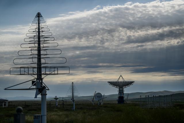(260802) -- XILIN GOL, Aug. 2, 2026 (Xinhua) -- This photo taken on Aug. 1, 2026 shows the Ming'antu observing station of the National Space Science Center, the Chinese Academy of Sciences, in Zhengxiangbai Banner, Xilin Gol League, north China's Inner Mongolia Autonomous Region. (Xinhua/Lian Zhen)