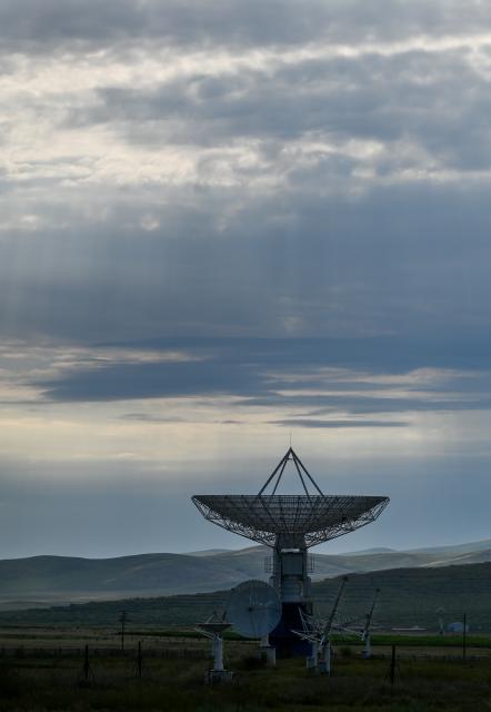(260802) -- XILIN GOL, Aug. 2, 2026 (Xinhua) -- This photo taken on Aug. 1, 2026 shows the Ming'antu observing station of the National Space Science Center, the Chinese Academy of Sciences, in Zhengxiangbai Banner, Xilin Gol League, north China's Inner Mongolia Autonomous Region. (Xinhua/Lian Zhen)