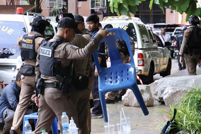 (260807) -- NONTHABURI , Aug. 7, 2026 (Xinhua) -- Police officers are on duty outside Debsirin Nonthaburi School in Nonthaburi province, Thailand, Aug. 7, 2026. Thai Prime Minister Anutin Charnvirakul said on Friday afternoon that eight people were confirmed dead, including the gunman and his grandparents, and over 30 people were injured, with nine in critical condition, as a gunman opened fire at a school and home in Nonthaburi province earlier the day.
Local police were notified around 10 a.m. local time after a gunman opened fire at Debsirin Nonthaburi School in the Bang Kruai district of Nonthaburi province on the northwestern outskirts of Bangkok.
Anutin also said such an incident must not be allowed to happen again, noting that the government will promote stricter gun control measures, and relevant departments must strengthen supervision of gun ownership situations. (Xinhua/Sun Weitong)