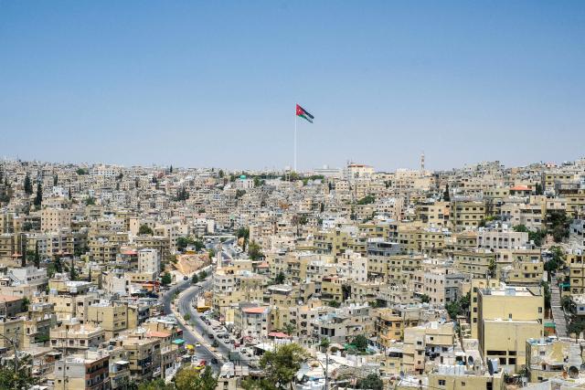 (260818) -- AMMAN, Aug. 18, 2026 (Xinhua) -- This photo taken on July 25, 2026 from the Citadel shows the cityscape of Amman, Jordan.
  Located in the Middle East, Jordan is a land where ancient civilizations and modern life exist in concord. (Xinhua/Xin Mengchen)