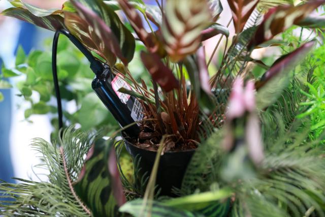 (260819) -- BEIJING, Aug. 19, 2026 (Xinhua) -- This photo taken on July 1, 2026 shows a soil sensor developed by a tech company in Beijing E-Town of Beijing, capital of China. The Beijing Economic-Technological Development Area, also known as Beijing E-Town, has managed to cultivate and strengthen a modern system of emerging and forward-looking industries. (Photo by Ma Zihan/Xinhua)
