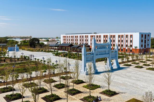(260819) -- KHIVA, Aug. 19, 2026 (Xinhua) -- This photo taken on Aug. 17, 2026 shows a view of the branch campus of China's Liaoning Normal University in Khiva, Uzbekistan. TO GO WITH "Chinese university opens branch campus in Uzbekistan" (Press Service of the President of Uzbekistan/Handout via Xinhua)