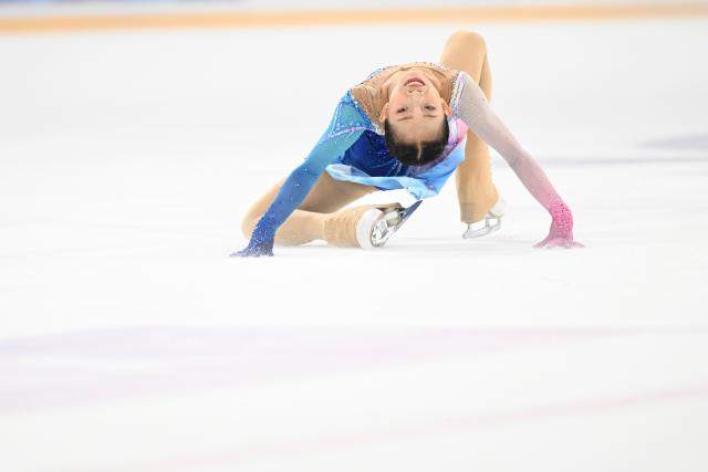 (260821) -- XI'AN, Aug. 21, 2026 (Xinhua) -- Liu Yuxuan of China performs during the free skating of junior women at ISU Figure Skating Junior Grand Prix Xi'an 2026 in Xi'an, northwest China's Shaanxi Province, Aug. 21, 2026. (Xinhua/Zou Jingyi)