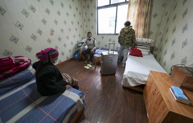 (260827) -- XIGAZE, Aug. 27, 2026 (Xinhua) -- A family evacuated from Labi Village is resettled at a hostel in Jifu Village of Gyirong County in Xigaze, southwest China's Xizang Autonomous Region, Aug. 27, 2026. Residents affected by a mudslide in Gyirong County, southwest China's Xizang Autonomous Region, have been resettled, and all stranded tourists have been transferred, local authorities said Thursday.
   A total of 499 villagers and construction workers have all been properly accommodated. Meanwhile, 555 affected tourists were evacuated and transferred under the coordination of cultural and tourism authorities. No tourists remain stranded.
   Civil aviation authorities have also joined the rescue efforts. As of 3 p.m. Thursday, civil aviation services had transported 324 rescue personnel and delivered 24 tonnes of rescue equipment, daily necessities and medical supplies to the disaster-hit area, providing support for emergency response and the relocation of affected residents.
   The mudslide struck Gyirong Port in Gyirong County, Xizang, on Wednesday morning. As of 8 a.m. on Thursday, three people had been killed, 558 others remained missing, while two local villagers had been rescued. (Xinhua/Jigme Dorje)
