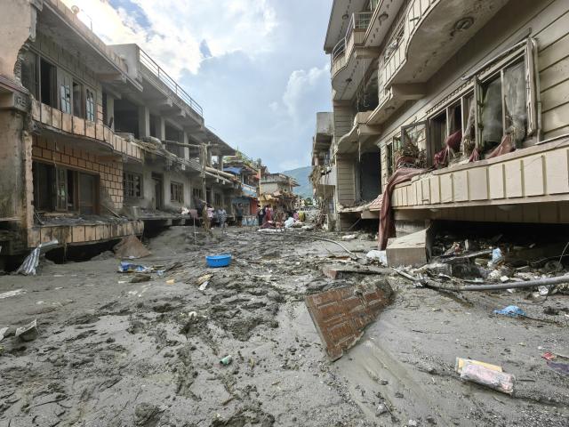 (260830) -- NUWAKOT, Aug. 30, 2026 (Xinhua) -- This photo taken on Aug. 29, 2026 shows a view of the mudslide-affected area in Devighat in Nuwakot, Nepal. As of 9 a.m. local time on Sunday, 734 bodies had been recovered from mudslide-hit areas, with 2,498 people still missing, according to Nepal's National Disaster Risk Reduction and Management Authority. (Xinhua/Liu Tian)