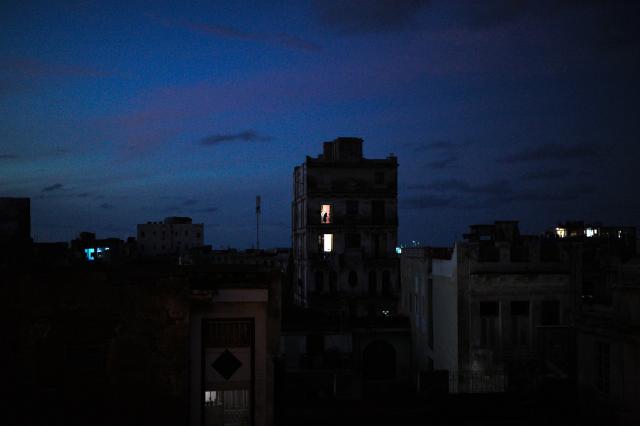 (260903) -- HAVANA, Sept. 3, 2026 (Xinhua) -- This photo shows the view of Old Havana at night in Cuba, Aug. 30, 2026. (Xinhua/Li Muzi)