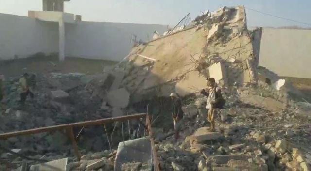 (260907) -- AL-JAWF, Sept. 7, 2026 (Xinhua) -- A video screenshot shows a prison after an airstrike in Al-Jawf Province, Yemen, Sept. 7, 2026. An airstrike hit a prison in Houthi-controlled Al-Jawf province in northern Yemen on Monday, causing casualties, Houthi-run al-Masirah TV reported, attributing the strike to the Saudi-led coalition. (Houthi Media Center/Handout via Xinhua)
