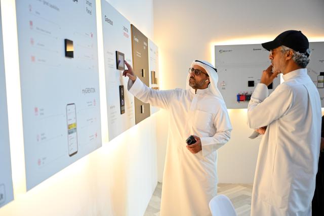 (260908) -- KUWAIT, Sept. 8, 2026 (Xinhua) -- People visit the sixth edition of the Baiti Building Exhibition in Hawalli Governorate, Kuwait, Sept. 8, 2026. The Housing and Urban Development Forum 2026 opened here on Tuesday alongside the sixth edition of the Baiti Building Exhibition, bringing together government officials, investors, developers and companies from Kuwait's housing, real estate and construction sectors. (Photo by Asad/Xinhua)