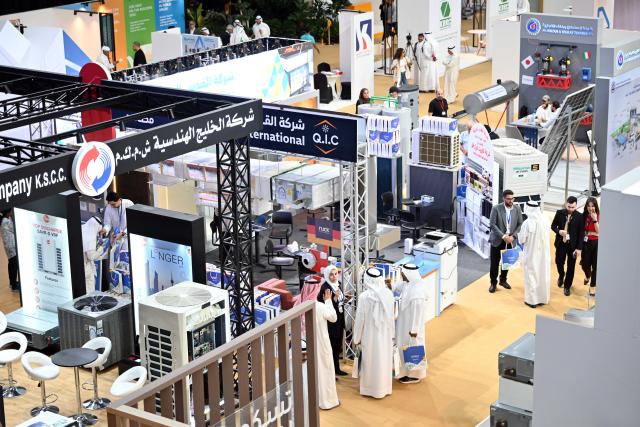 (260908) -- KUWAIT, Sept. 8, 2026 (Xinhua) -- People visit the sixth edition of the Baiti Building Exhibition in Hawalli Governorate, Kuwait, Sept. 8, 2026. The Housing and Urban Development Forum 2026 opened here on Tuesday alongside the sixth edition of the Baiti Building Exhibition, bringing together government officials, investors, developers and companies from Kuwait's housing, real estate and construction sectors. (Photo by Asad/Xinhua)