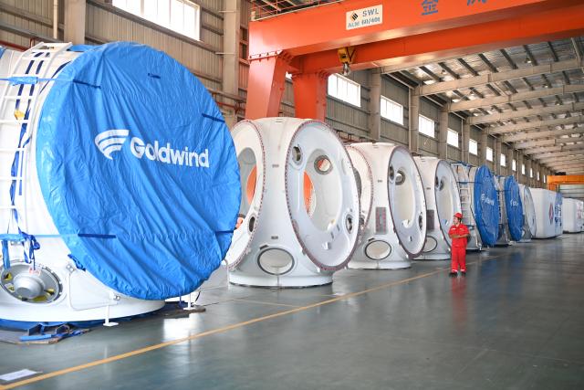 (260912) -- NANNING, Sept. 12, 2026 (Xinhua) -- A staff member registers products at a wind power equipment manufacturing enterprise in Qinzhou, south China's Guangxi Zhuang Autonomous Region, Sept. 3, 2026. The company's products are also sold to overseas markets.
  Pinglu Canal in south China's Guangxi Zhuang Autonomous Region will become operational on Sept. 16, according to a Monday press conference on the canal's opening.
  The 134.2-km canal links the Xijiang River shipping route in the north with the Beibu Gulf in the south. It is China's first major river-to-sea canal project that has been planned and coordinated at the national level since 1949.
  Designed to accommodate vessels of up to 5,000 tonnes, the canal stretches along the country's New International Land-Sea Trade Corridor, a strategic route linking China's inland regions with ASEAN and other global markets.
  It is expected to shorten the shipping distance between China's southwestern hinterland and ASEAN by 560 km and reduce logistics costs by 18 to 30 percent, said Lu Xinning, vice chairperson of the regional government, in another press conference held in early September. (Xinhua/Cao Yiming)