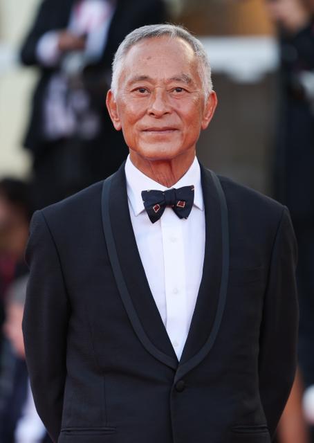 (260912) -- VENICE, Sept. 12, 2026 (Xinhua) -- Johnnie To, member of the 83rd Venice Film Festival Jury, poses at the red carpet of the 83rd Venice International Film Festival closing ceremony in Venice, Italy, Sept. 12, 2026. (Xinhua/Wang Kaiyan)