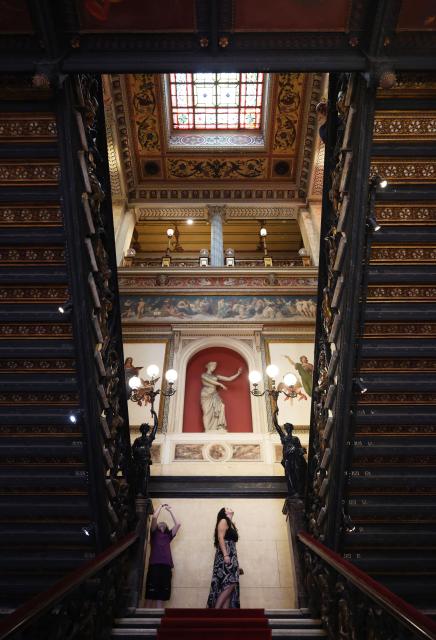 (260913) -- RIO DE JANEIRO, Sept. 13, 2026 (Xinhua) -- People visit the Museum of the Republic in Rio de Janeiro, Brazil, Sept. 12, 2026. The Museum of the Republic is housed in Catete Palace in Rio de Janeiro, which served as Brazil's presidential palace from 1897 to 1960. (Xinhua/Jin Haoyuan)