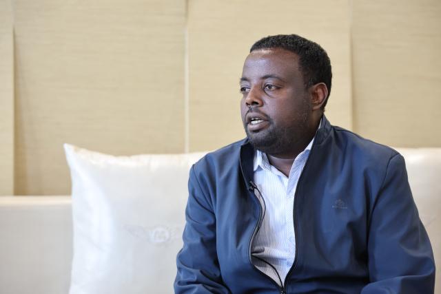 (260913) -- ADDIS ABABA, Sept. 13, 2026 (Xinhua) -- Balew Demissie, a senior consultant at the Policy Studies Institute of Ethiopia, speaks during an interview with Xinhua in Addis Ababa, capital of Ethiopia, on Aug. 31, 2026. TO GO WITH "Interview: BRICS key to Global South representation, scholar says" (Xinhua/Geng Xinning)