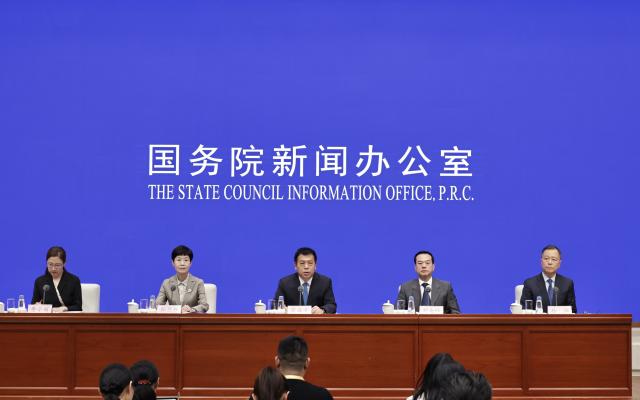 (260914) -- BEIJING, Sept. 14, 2026 (Xinhua) -- The State Council Information Office holds a press conference on making decisive progress in the Healthy China initiative in Beijing, capital of China, Sept. 14, 2026. (Xinhua/Zhang Yuwei)