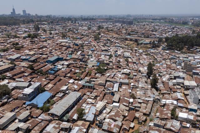 (260915) -- NAIROBI, Sept. 15, 2026 (Xinhua) -- An aerial drone photo taken on Sept. 5, 2026 shows a view of Kibera informal settlement in Nairobi, Kenya. Miriam Achieng Kenyatta, a 23-year-old geospatial engineering student at the University of Nairobi, received a warm reception upon returning home after making history at the 25th "Chinese Bridge" Chinese Proficiency Competition for Foreign College Students.
  Raised in Nairobi's Kibera informal settlement, Achieng's life trajectory was transformed by a childhood curiosity sparked by a television movie. Her passion culminated in the highest-ever ranking by a Kenyan in the prestigious global contest, where she placed among the Top 15 worldwide.
  TO GO WITH "From Kibera to world top 15: Kenyan student makes history in Chinese competition" (Xinhua/Xie Jianfei)