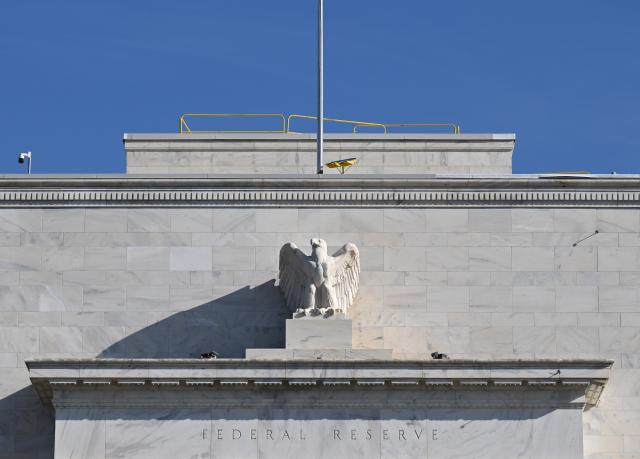 (260916) -- WASHINGTON, Sept. 16, 2026 (Xinhua) -- Photo taken on Sept. 16, 2026 shows the U.S. Federal Reserve building in Washington, D.C., the United States. The U.S. Federal Reserve on Wednesday raised its target federal funds rate by 25 basis points to a range of 3.75 percent to 4 percent to address persistent inflation, marking its first interest rate hike since July 2023. (Xinhua/Li Rui)
