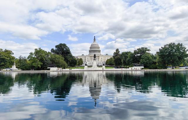 (260922) -- WASHINGTON, Sept. 22, 2026 (Xinhua) -- This photo taken with a mobile phone shows the U.S. Capitol building in Washington, D.C., the United States, Sept. 19, 2026. (Xinhua/Li Xiang)
