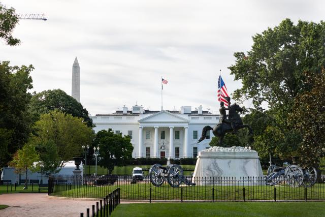 (260922) -- WASHINGTON, Sept. 22, 2026 (Xinhua) -- This photo taken on Sept. 19, 2026 shows the White House in Washington, D.C., the United States. (Xinhua/Bai Xueqi)
