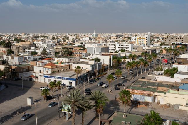 (260923) -- NOUAKCHOTT, Sept. 23, 2026 (Xinhua) -- This photo taken on Sept. 14, 2026 shows a view of Nouakchott, capital of Mauritania. (Xinhua/Xie Jianfei)