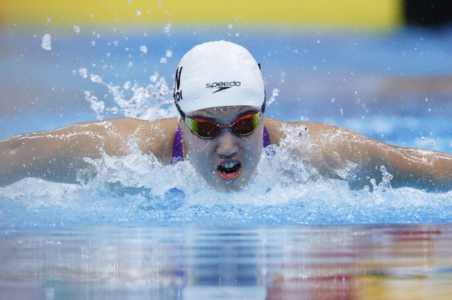 (260923) -- TOKYO, Sept. 23, 2026 (Xinhua) -- Yu Zidi of China competes during the women's 400m individual medley final at the 20th Asian Games Aichi-Nagoya 2026 in Tokyo, Japan, Sept. 23, 2026. (Xinhua/Wu Zhizun)