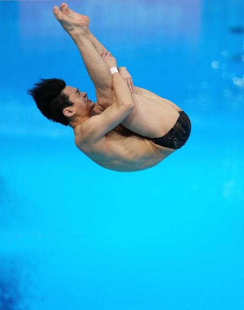 (260928) -- TOKYO, Sept. 28, 2026 (Xinhua) -- Kim Yeongnam of South Korea competes during the men's 1m springboard final of diving at the 20th Asian Games Aichi-Nagoya 2026 in Tokyo, Japan, Sept. 28, 2026. (Xinhua/Chen Zeguo)