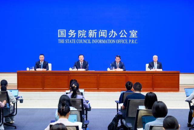 (260929) -- BEIJING, Sept. 29, 2026 (Xinhua) -- The State Council Information Office (SCIO) holds a press conference on accelerating agricultural and rural modernization to drive all-round rural revitalization during the 15th Five-Year Plan period (2026-2030) in Beijing, capital of China, Sept. 29, 2026. (Xinhua/Jin Liangkuai)