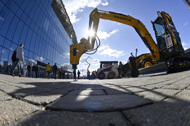 (260929) -- MOSCOW, Sept. 29, 2026 (Xinhua) -- Photo taken on Sept. 29, 2026 shows the site of the 2026 Special Machinery Exhibition in Moscow, Russia. The 2026 Special Machinery Exhibition kicked off in Moscow, Russia on September 29, 2026. This exhibition has drawn more than 50 companies and will run until October 1, 2026. (Photo by Alexander Zemlianichenko Jr/Xinhua)