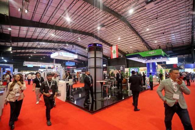 (260929) -- BEIRUT, Sept. 29, 2026 (Xinhua) -- People visit the Project Lebanon 2026 exhibition in Beirut, Lebanon, Sept. 29, 2026. Project Lebanon 2026 runs from Sept. 29 to Oct. 2, 2026. (Xinhua/Bilal Jawich)