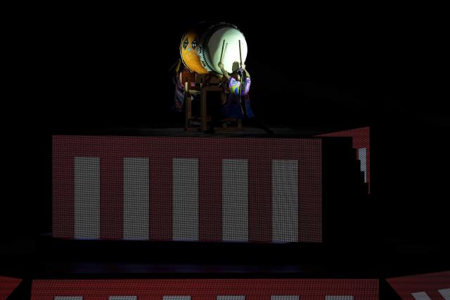 (261004) -- NAGOYA, Oct. 4, 2026 (Xinhua) -- Artists perform during the closing ceremony of the 20th Asian Games Aichi-Nagoya 2026 in Nagoya, Japan, Oct. 4, 2026. (Xinhua/Cheong Kam Ka)