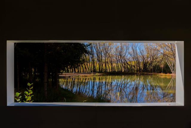 (261006) -- LHASA, Oct. 6, 2026 (Xinhua) -- This photo taken on Oct. 6, 2026 shows a view of the Lhalu wetland in Lhasa, southwest China's Xizang Autonomous Region. Lhalu Wetland National Nature Reserve, known as "the Lung of Lhasa", features a vibrant and thriving ecological landscape in autumn. (Xinhua/Tenzing Nima Qadhup)