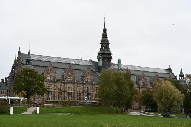 (261009) -- STOCKHOLM, Oct. 9, 2026 (Xinhua) -- This photo taken on Oct. 5, 2026 shows the Nordiska Museet in Stockholm, Sweden. (Xinhua/Lyu You)