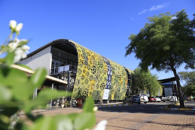(261012) -- GABORONE, Oct. 12, 2026 (Xinhua) -- This photo taken on Oct. 9, 2026 shows a view of Botswana National Museum in Gaborone, Botswana. Gaborone, the capital and the largest city of Botswana, serves as the country's political, economic, cultural and financial center. (Xinhua/Chen Wei)