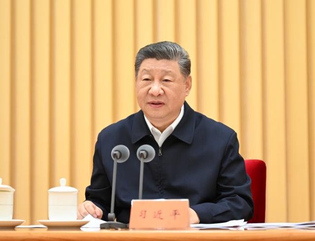 (261013) -- BEIJING, Oct. 13, 2026 (Xinhua) -- Chinese President Xi Jinping, also general secretary of the Communist Party of China Central Committee and chairman of the Central Military Commission, delivers an important speech during a national meeting on health in Beijing, capital of China. The meeting was held in Beijing on Monday and Tuesday. (Xinhua/Xie Huanchi)