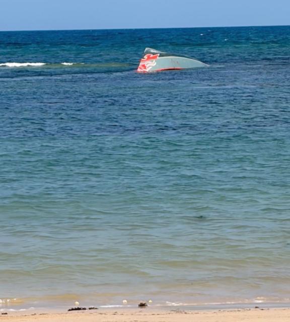 (261017) -- ADDIS ABABA, Oct. 17, 2026 (Xinhua) -- A capsized boat is seen off the coast of Djibouti on Oct. 9, 2026. Following yet another deadly shipwreck off the coast of Djibouti, international experts emphasized that the escalating humanitarian crisis along the Red Sea migration corridor demands targeted preventive measures beyond reactive emergency responses.
   The eastern migration corridor continues to claim hundreds of lives each year, with more than 900 migrants dead or missing along the route in 2025 alone. However, the number of people who undertake the journey is increasing, according to the International Organization for Migration (IOM).
   In one of the deadliest shipwrecks recorded on the route in recent times, at least 139 migrants died last week, while 84 remain missing after their boat, carrying 305 people toward war-torn Yemen, capsized off the Djibouti coast. Only 82 people survived. Another shipwreck in March this year left nine people dead and 45 missing. (International Organization for Migration/Handout via Xinhua)