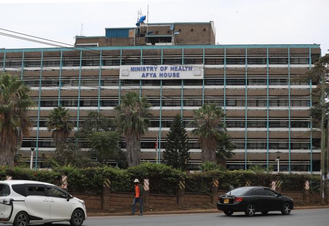 (261017) -- NAIROBI, Oct. 17, 2026 (Xinhua) -- This photo taken on Oct. 17, 2026 shows the building of Kenya's Ministry of Health in Nairobi, Kenya. Kenya's Ministry of Health on Saturday confirmed four new cases of Ebola Bundibugyo virus disease, bringing the total number of cases to seven, as efforts to prevent community transmission of the disease gathered pace. Kenya has stepped up Ebola screening and control measures at its border crossings. (Photo by Henry Naminde/Xinhua)