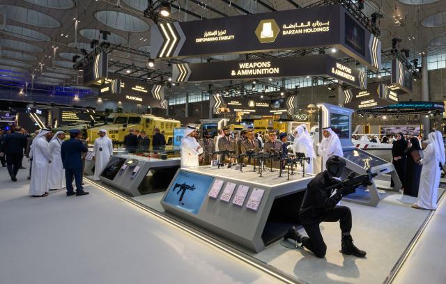 (261020) -- DOHA, Oct. 20, 2026 (Xinhua) -- People visit the Milipol Qatar 2026, an international event for homeland security and civil defense, at Doha Exhibition and Convention Center in Doha, Qatar, Oct. 20, 2026. The three-day exhibition attracted more than 270 exhibitors. (Photo by Nikku/Xinhua)