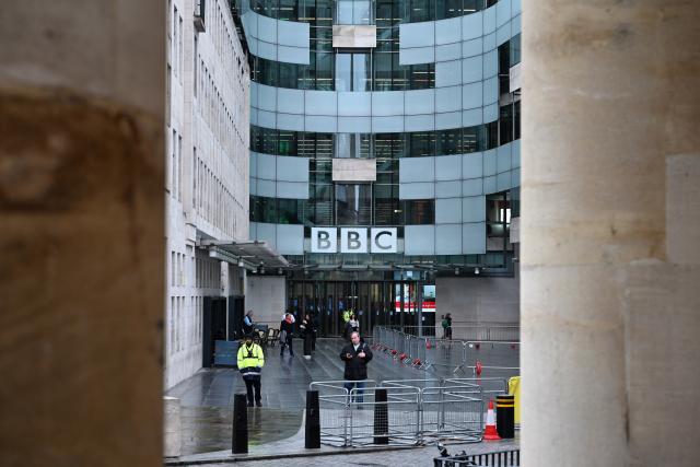 (261021) -- BEIJING, Oct. 21, 2026 (Xinhua) -- This photo taken on Oct. 20, 2026 shows an exterior view of the Broadcasting House of the British Broadcasting Corporation (BBC) in London, Britain. The BBC reported Tuesday it will close its BBC Three and BBC Scotland television channels in the spring, as the corporation continues to make 500 million pounds (669 million U.S. dollars) of savings over two years. (Xinhua/Li Mangmang)