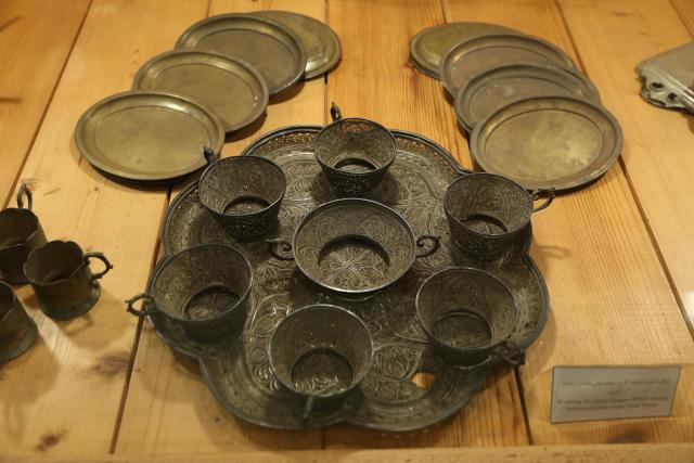 (261023) -- LAHIJAN, Oct. 23, 2026 (Xinhua) -- This photo taken on Oct. 20, 2026 shows exhibits at the National Tea Museum of Iran in Lahijan, Iran. (Xinhua/Shadati)