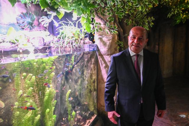 (261025) -- VALLETTA, Oct. 25, 2026 (Xinhua) -- Malta Fish Farming (MFF) chairman Salvu Ellul speaks during an interview with Xinhua in Valletta, Malta, Oct. 19, 2026. TO GO WITH "Interview: Maltese bluefin tuna producer sees bigger opportunities in China" (Photo by Jonathan Borg/Xinhua)
