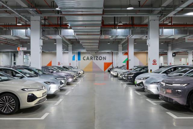 (261027) -- SHANGHAI, Oct. 27, 2026 (Xinhua) -- This photo taken on Aug. 12, 2026 shows a view of a test center of CARIZON in east China's Shanghai. Volkswagen has been developing its autonomous driving technology in China through CARIZON, a joint venture between its software subsidiary CARIAD and Chinese technology company Horizon Robotics. TO GO WITH "Volkswagen begins Level 3 autonomous driving road tests in east China" (Volkswagen Group China/Handout via Xinhua)