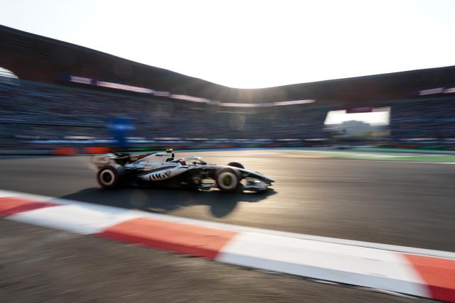 (261031) -- MEXICO CITY, Oct. 31, 2026 (Xinhua) -- Cadillac's Valtteri Bottas of Finland competes during the second practice session of the Formula One Mexico City Grand Prix at the Autodromo Hermanos Rodríguez in Mexico City, on Oct. 30, 2026. (Photo by Francisco Canedo/Xinhua)